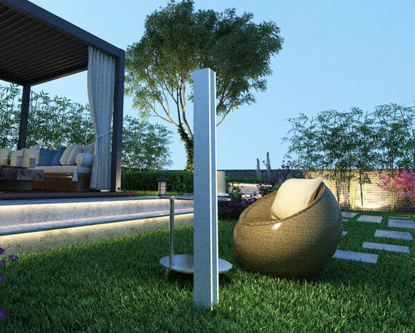 Home Star New Post LED Driveway Post 100x100mm H1900mm Flange - Image 7