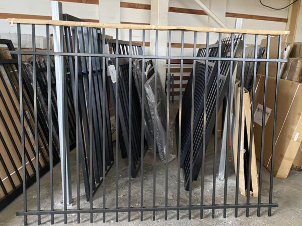 FOF style Fence panel H1750MM W2400MM BLACK