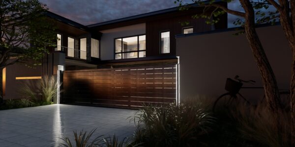 New LED Strip Light Driveway Aluminum post 100*100*2500mm In ground - Image 2