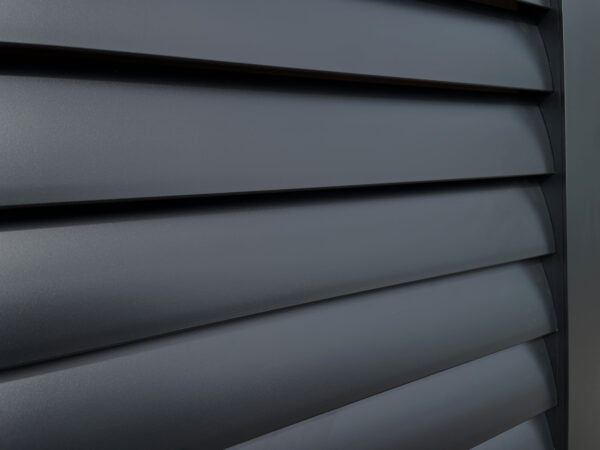 PLV Pedestrian Gate Aluminium Flat Louver Single Gate - Image 5