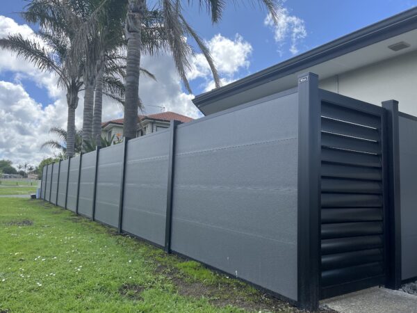PU Style Noise Reduction Fence Panel Black - Per 1 meter Long x 0.383 meter Wide - Image 7